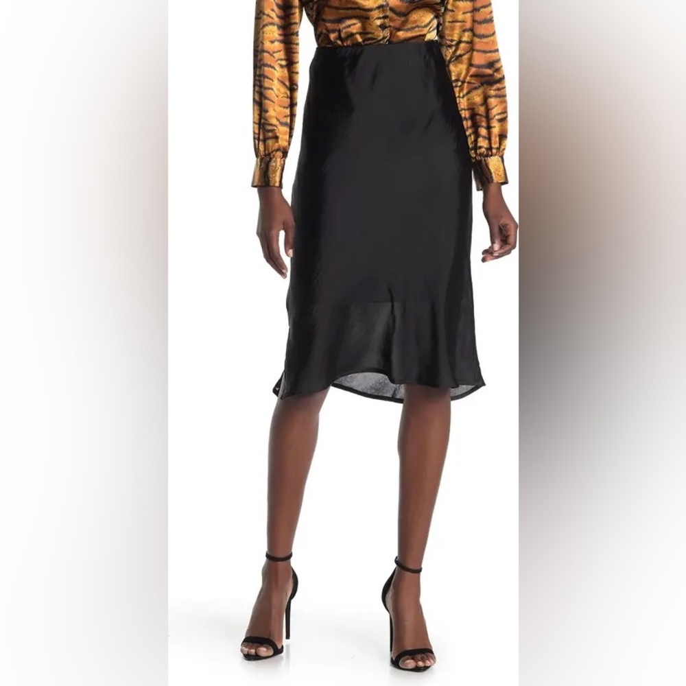 Black slip skirt